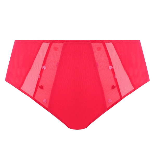 Elomi SACHI FULL BRIEF Dames Onderbroek - Red Confetti - Maat XXL